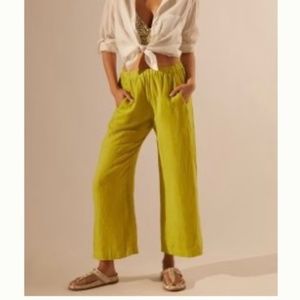 Anthropologie Linen Pants